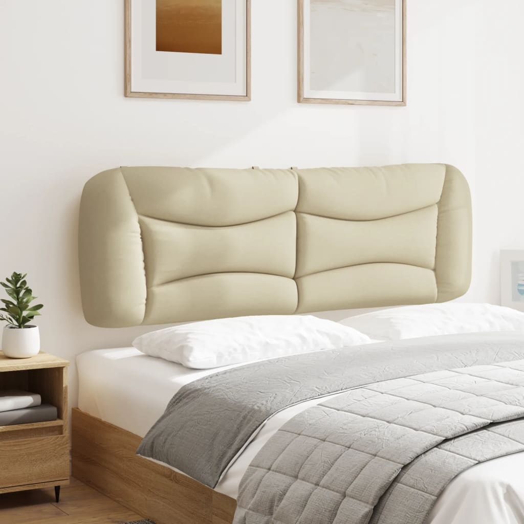 Almofadão de cabeceira hvar 160 cm tecido creme
