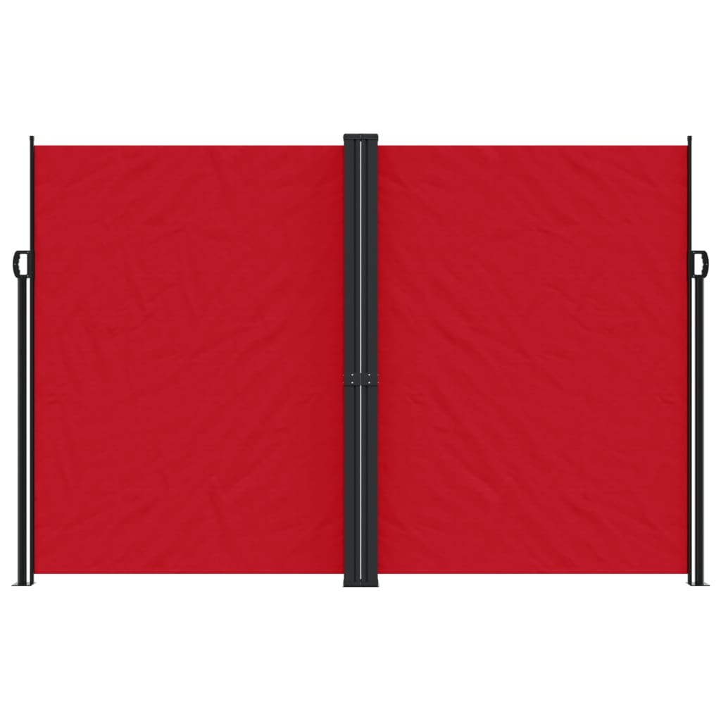 Toldo lateral retrátil 220x1000 cm vermelho