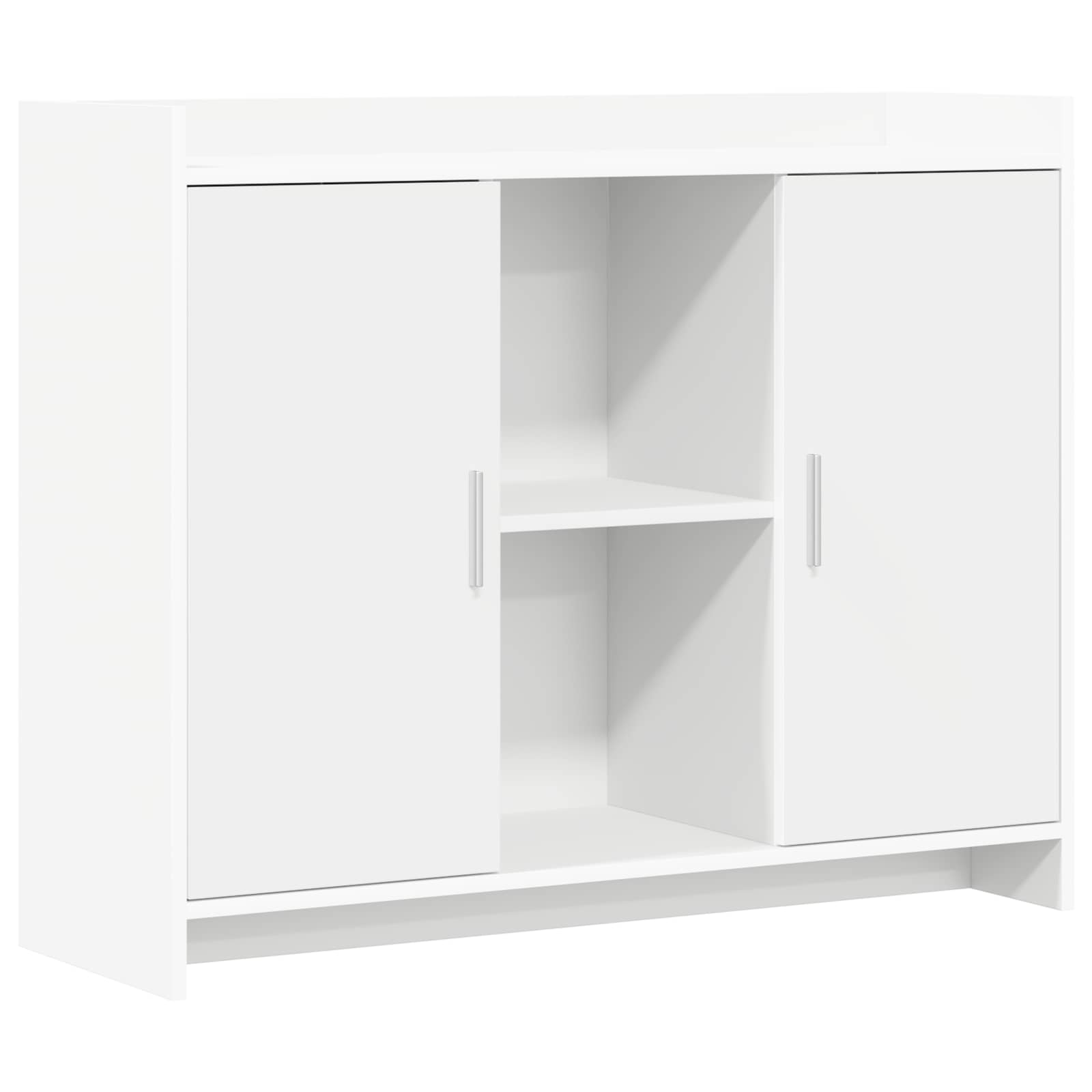 Buffet branco 98,5 x 33 x 80 cm derivados de madeira