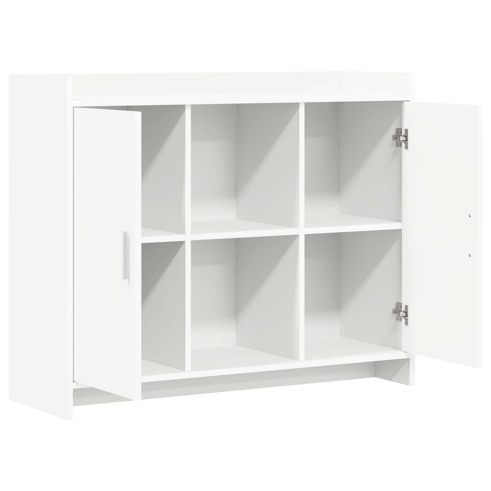 Buffet branco 98,5 x 33 x 80 cm derivados de madeira