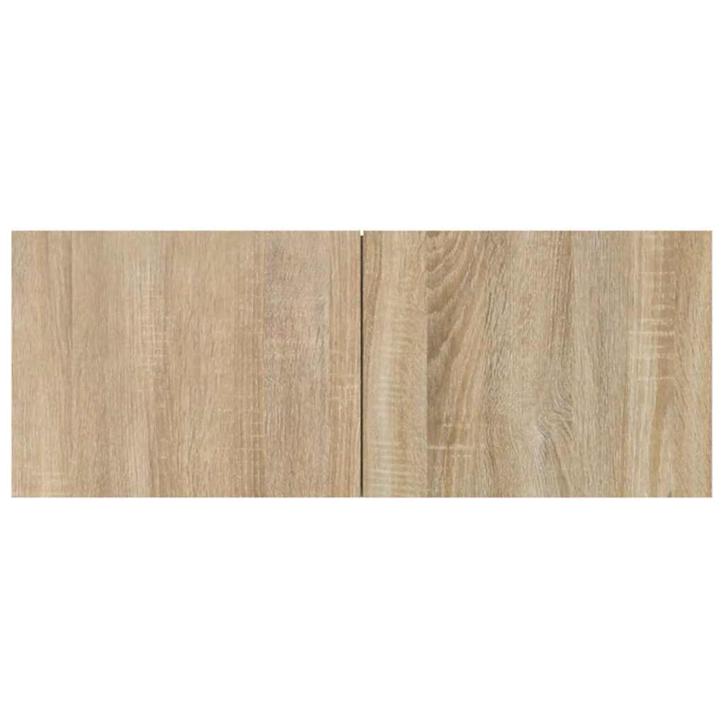 Armários TV 2 pcs 80x30x30 cm derivados madeira carvalho sonoma