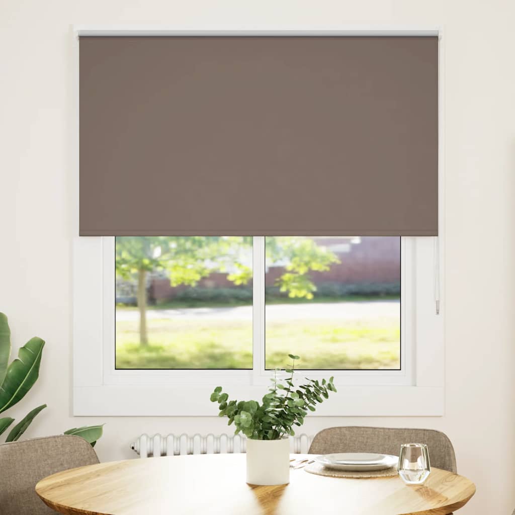 Persiana de enrolar 125x130 cm largura tecido 121,6cm poliéster
