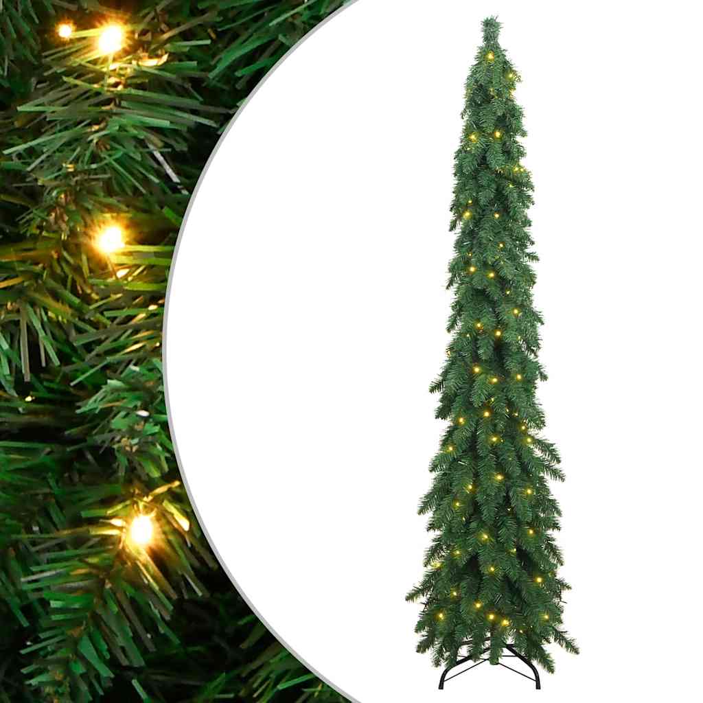 Árvore de natal artificial pré-iluminada com 130 luzes LED