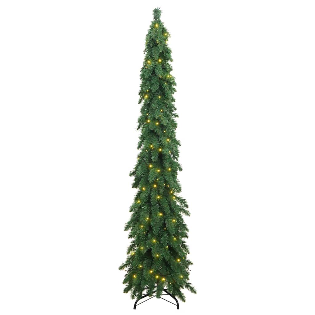 Árvore de natal artificial pré-iluminada com 130 luzes LED