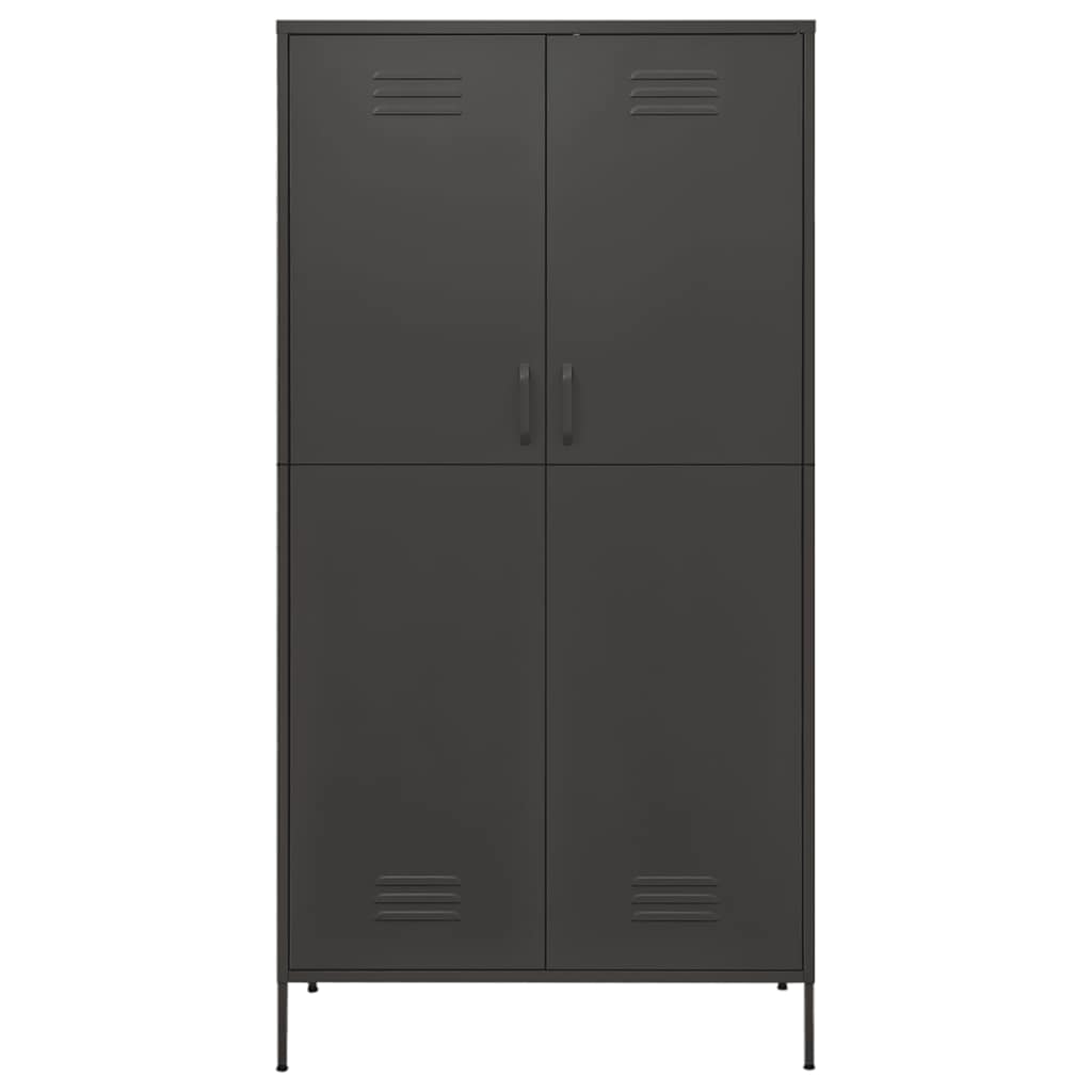Roupeiro 90x50x180 cm aço antracite