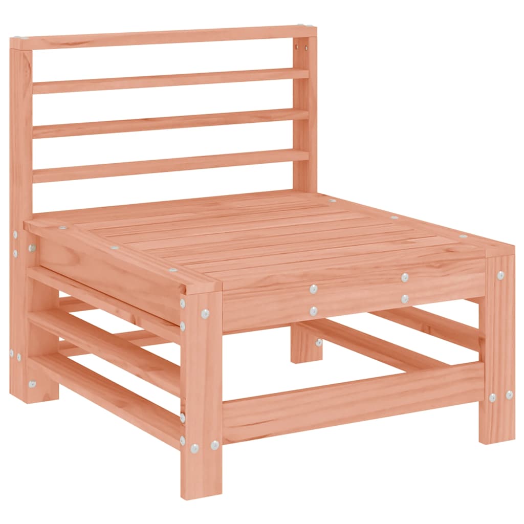 9 Pcs conjunto lounge de jardim madeira de douglas maciça