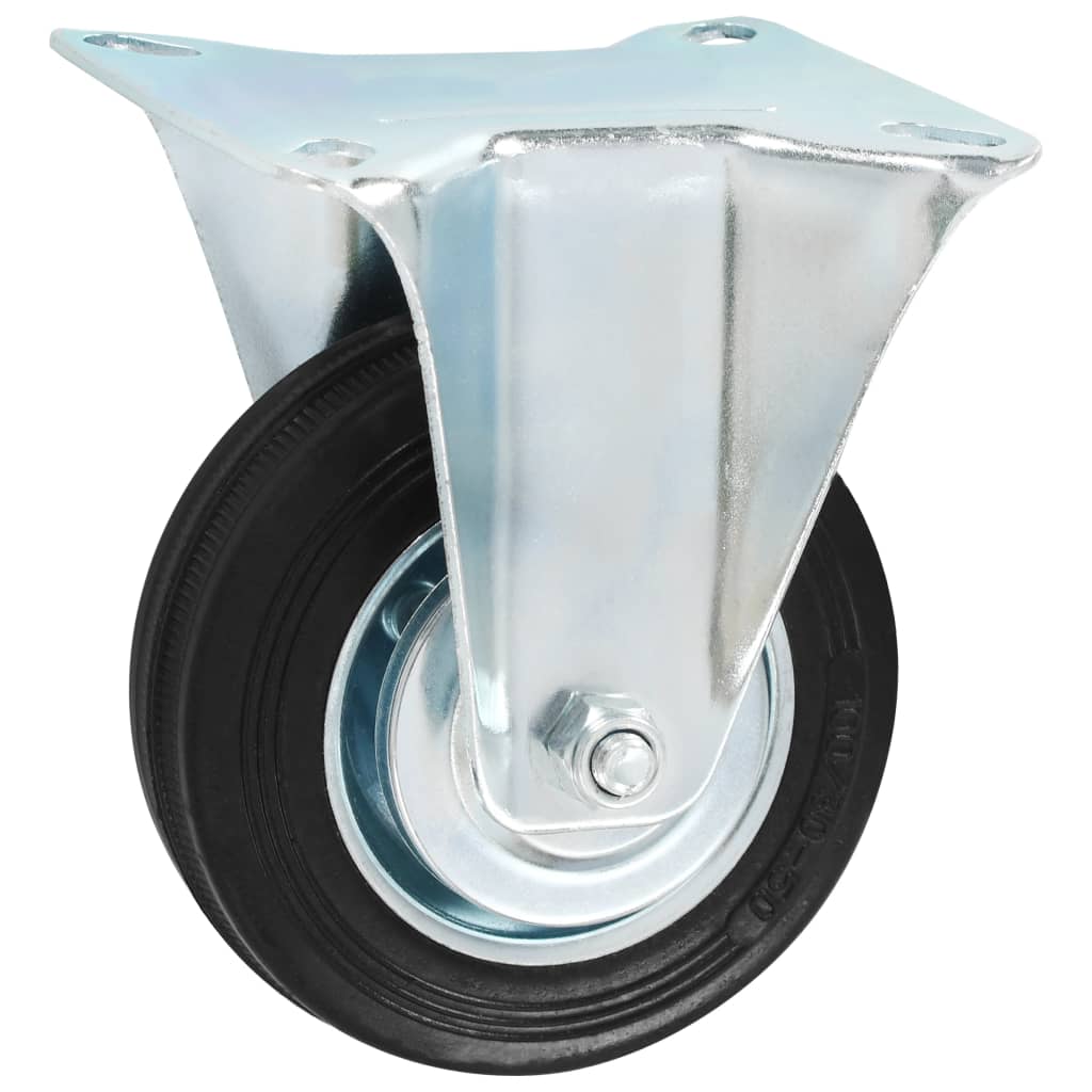 16 Pcs fixed casters 100 mm