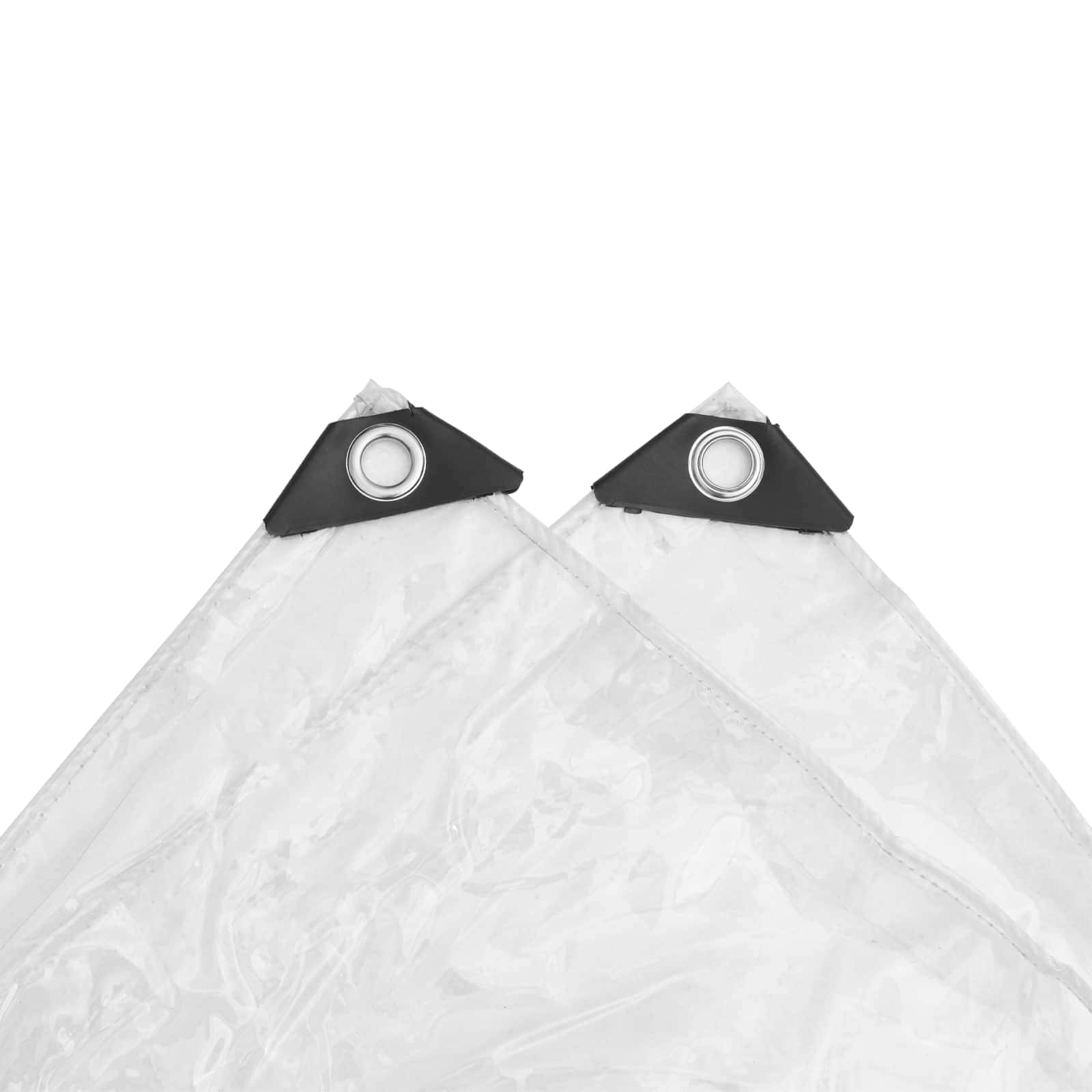 Lona 350 gsm transparente 5 × 3,5 m PVC