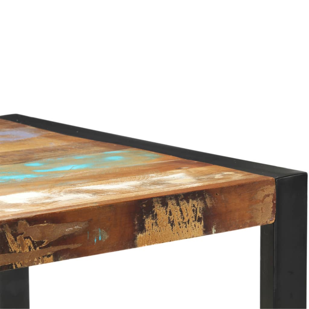 Mesa consola 150x35x76 cm madeira recuperada maciça