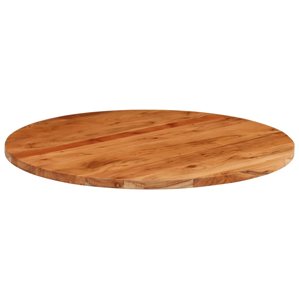Tampo de mesa redondo ø90x2,5 cm madeira de acácia maciça
