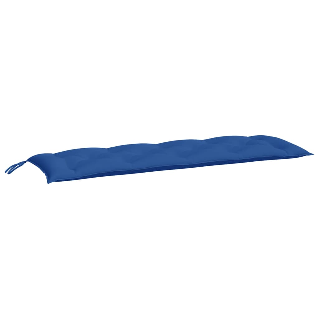 Almofadões banco jardim 2 pcs 150x50x7cm tecido oxford azul