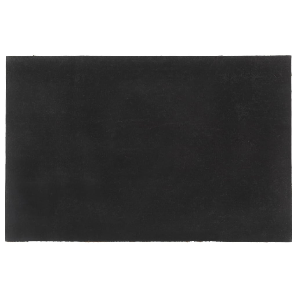 Tapete de porta 65x100 cm fibra de coco tufada natural