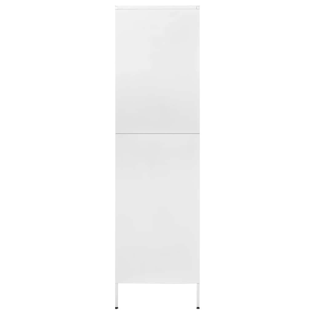 Roupeiro 90x50x180 cm aço branco