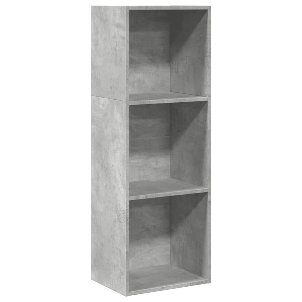 Estante 40x30x114 cm derivados de madeira cinzento cimento