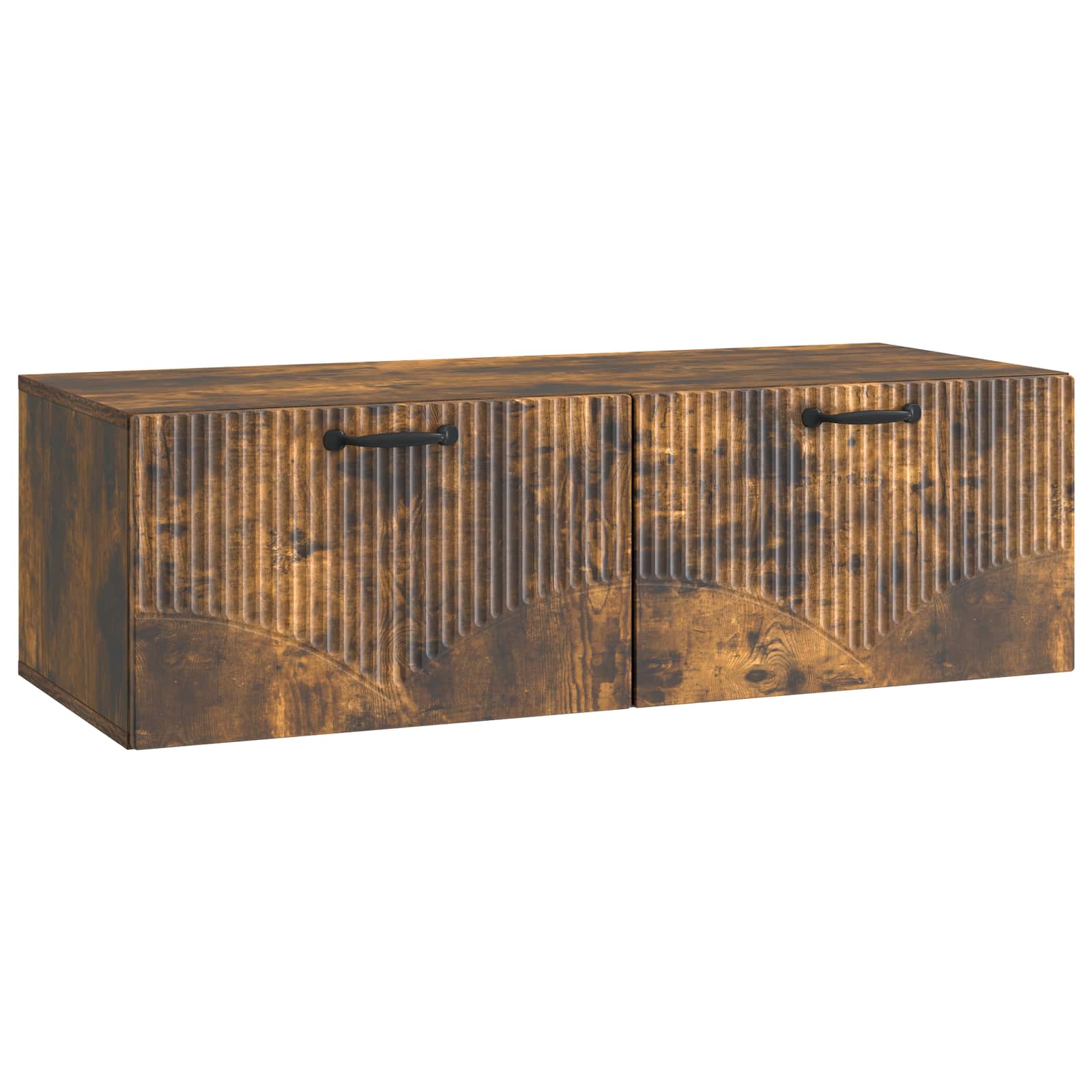 Gabinete de TV de parede carvalho fumado 98 x 41 x 30 cm