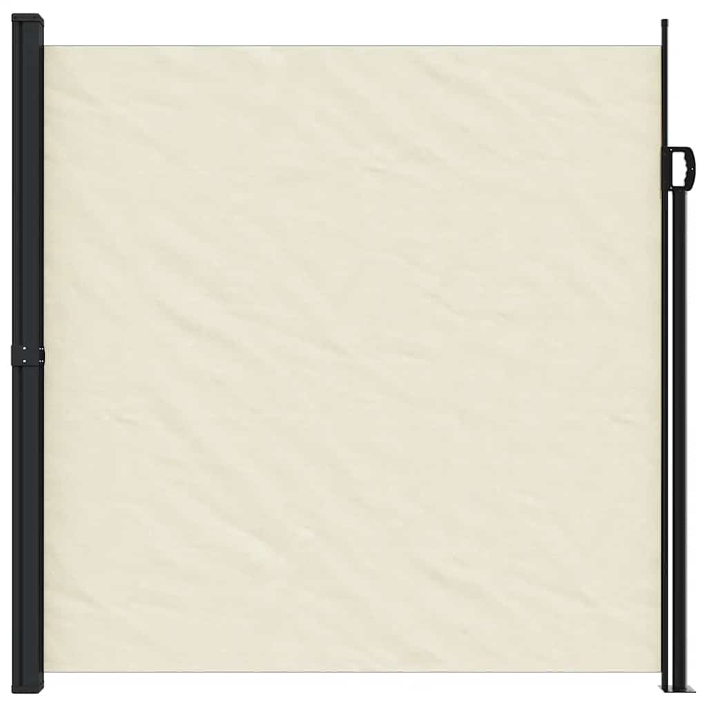 Toldo lateral retrátil 200x600 cm cor creme