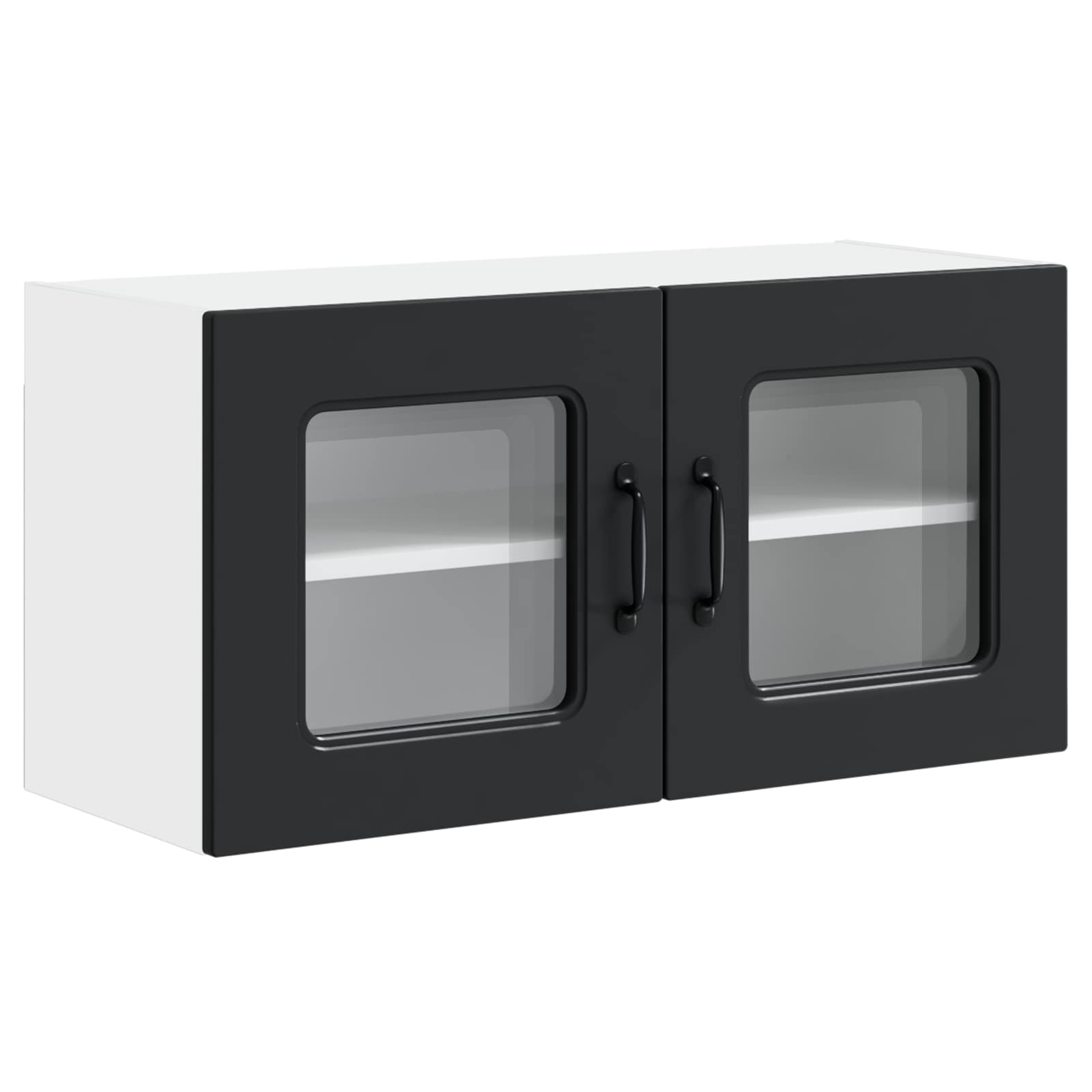Painel de lava-louça kalmar preto 80 x 31 x 40 cm