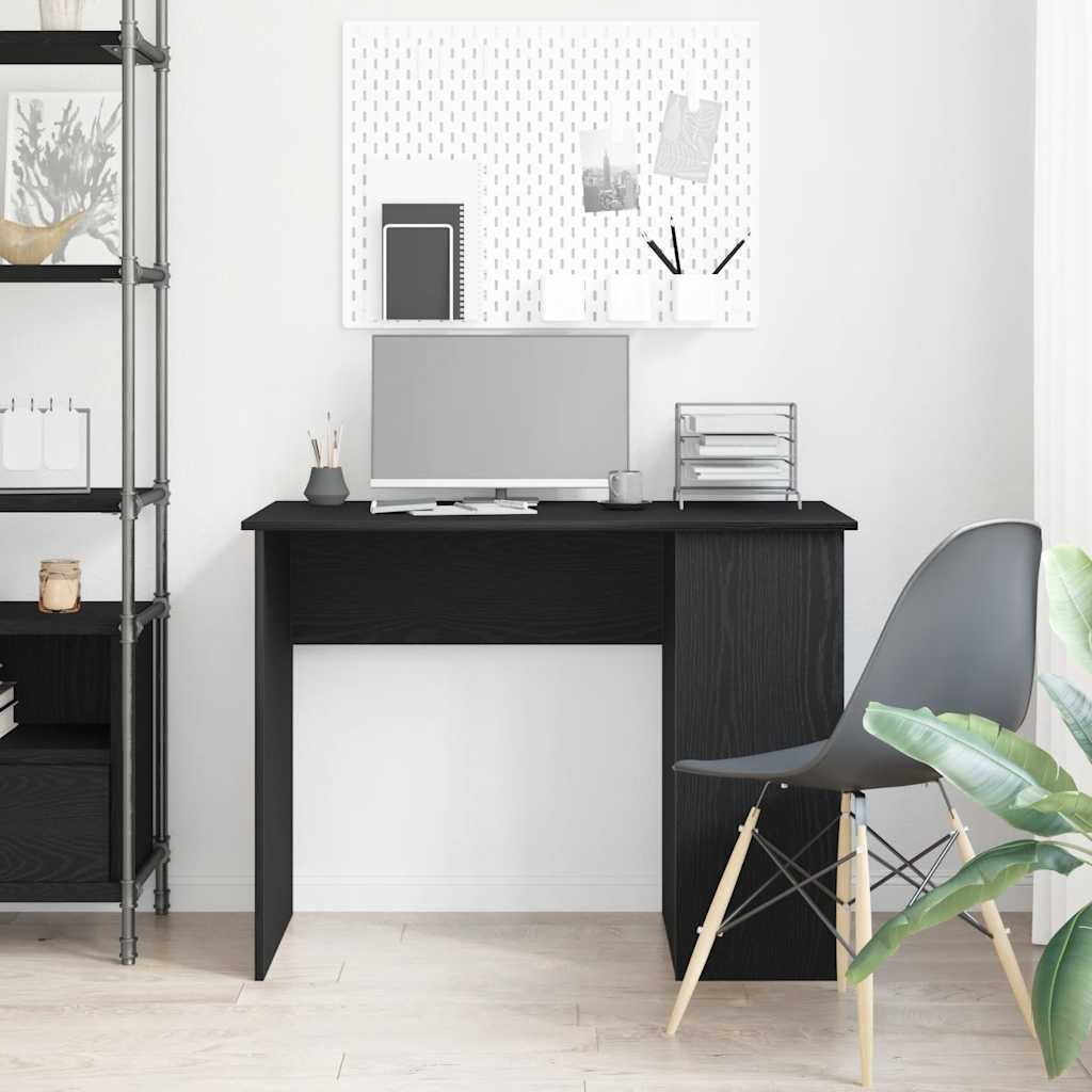 Mesa em carvalho preto, 100x55x75 cm, madeira engenheirada