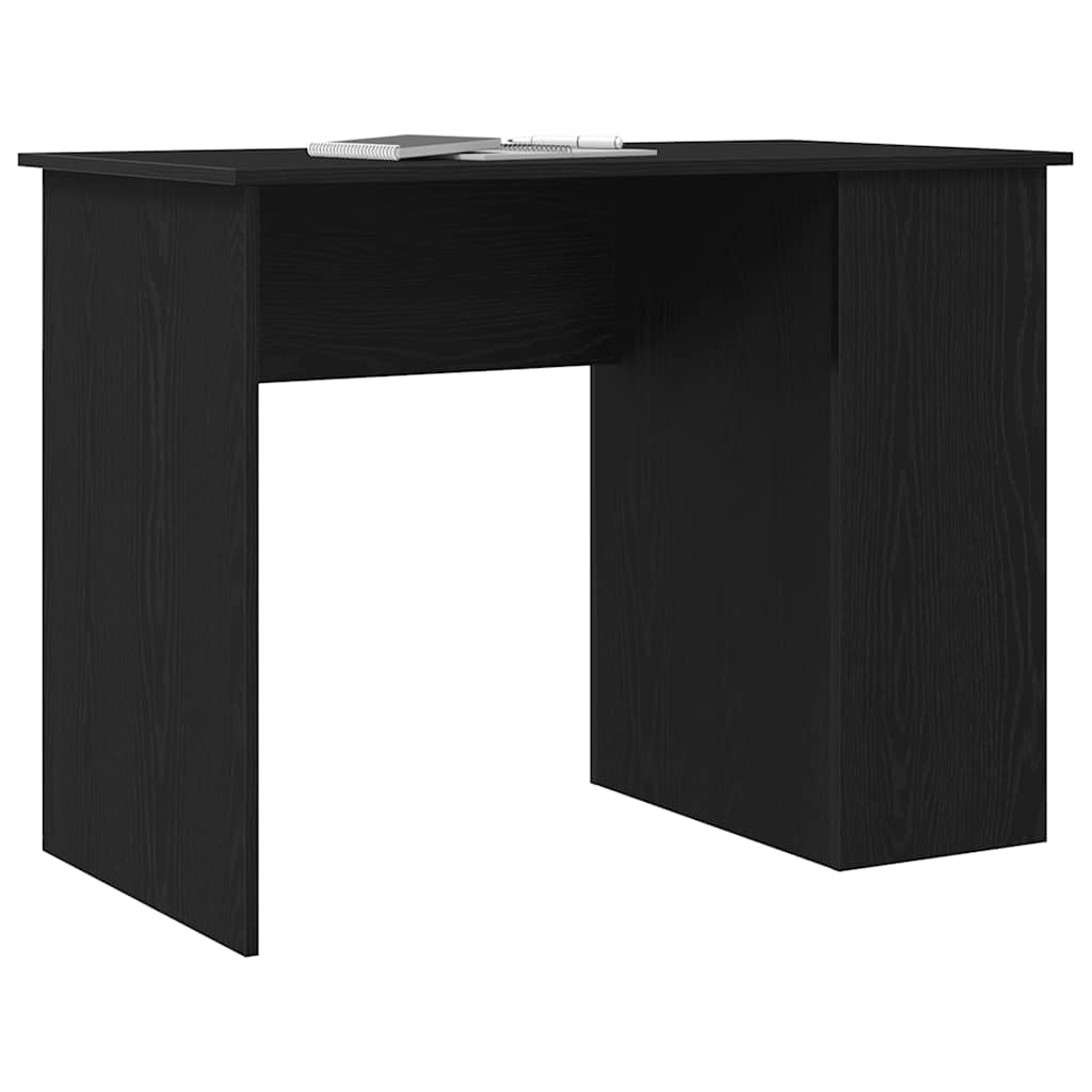 Mesa em carvalho preto, 100x55x75 cm, madeira engenheirada