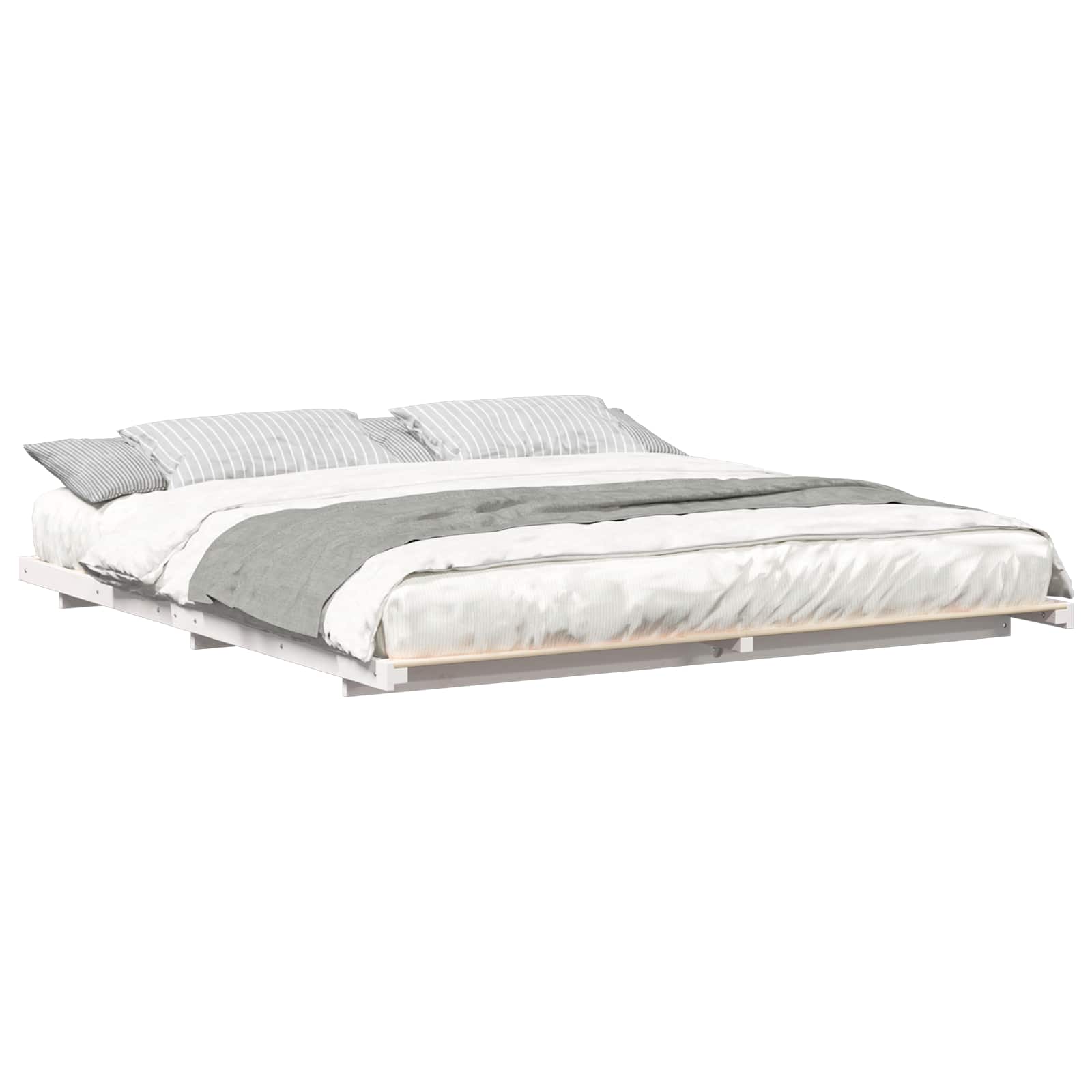 Estrutura da cama branco 200 x 220 cm