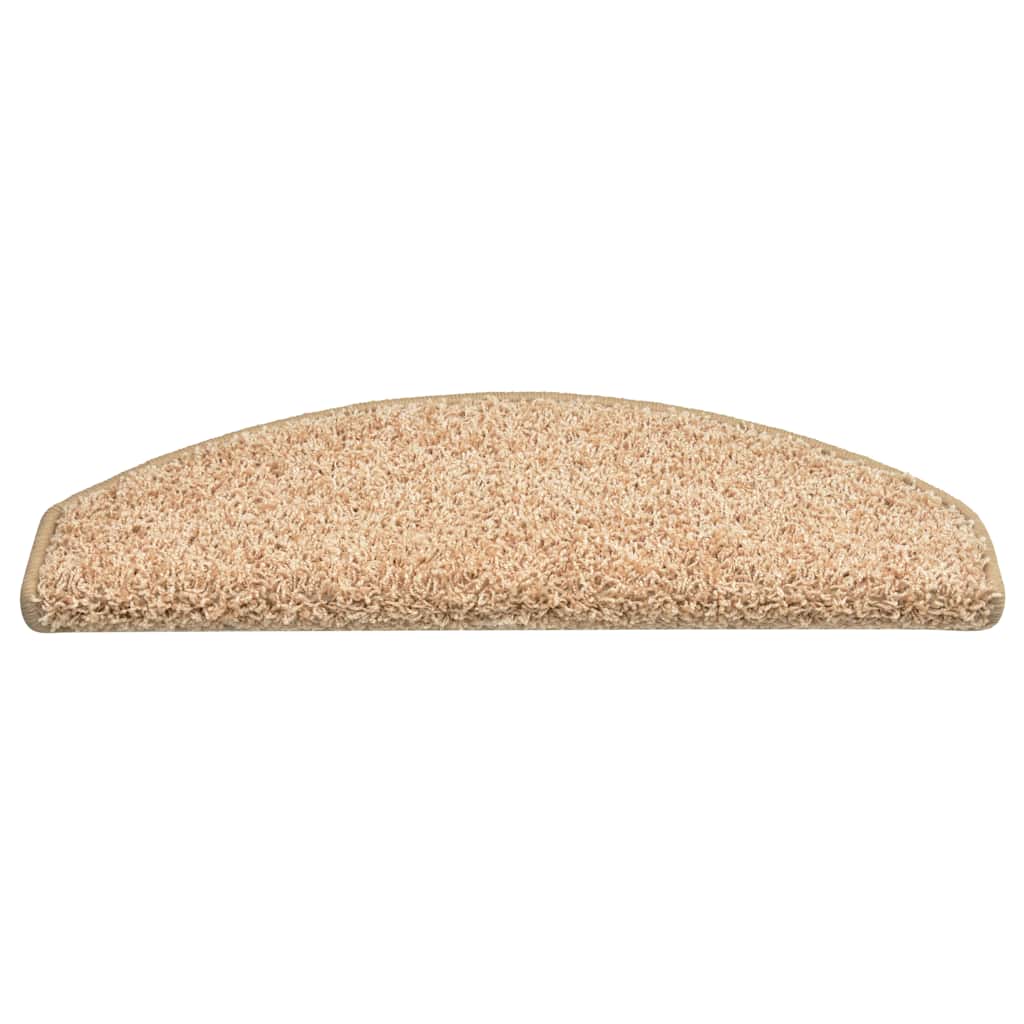 Tapetes de escada 30 peças 65x21x4 cm dourados semicirculares grandes
