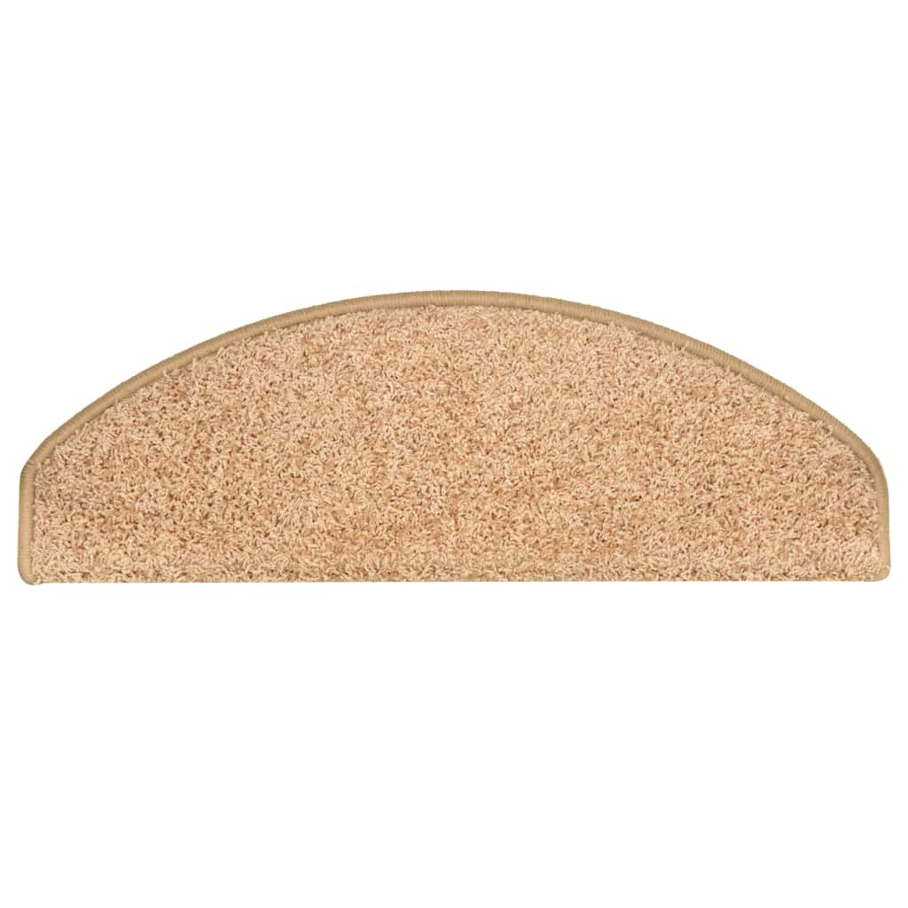Tapetes de escada 30 peças 65x21x4 cm dourados semicirculares grandes