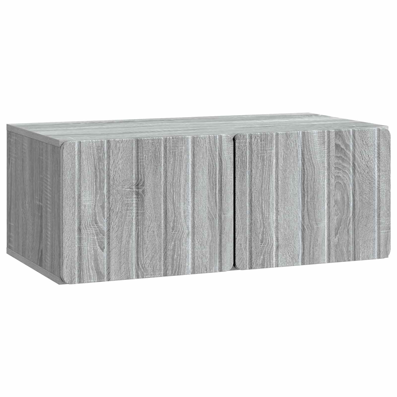 Gabinete de TV de parede 78,5 x 41 x 30 cm sonoma cinzento