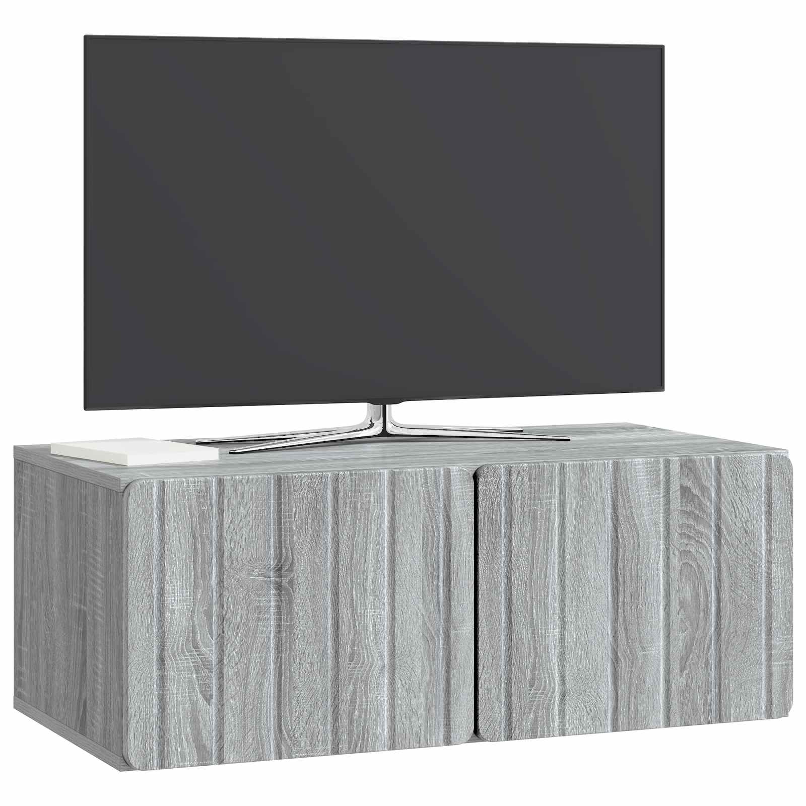 Gabinete de TV de parede 78,5 x 41 x 30 cm sonoma cinzento