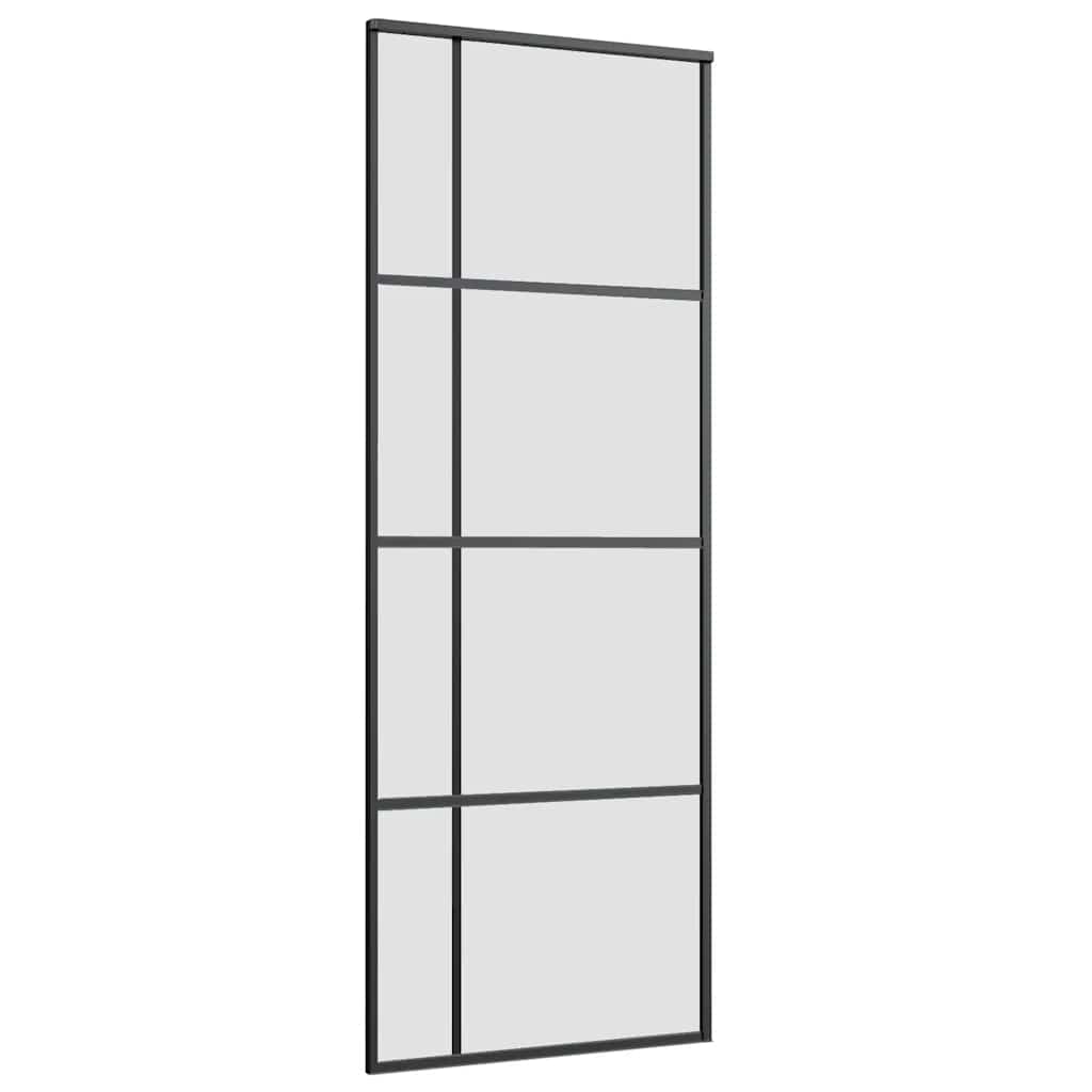 Porta deslizante c/ conj. ferragens 76x205cm vidro esg/alumínio