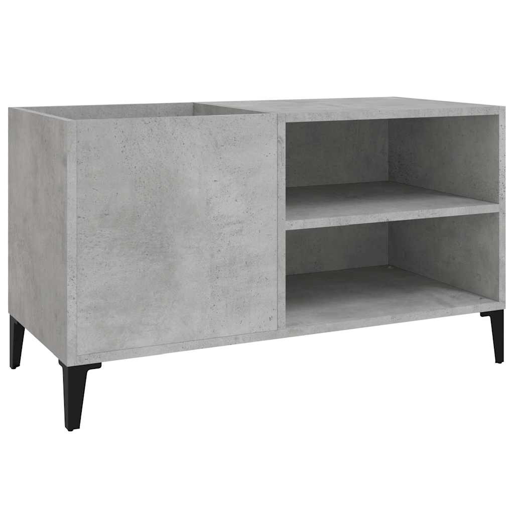 Armário p/ discos 84,5x38x48 cm derivados madeira cinza-cimento