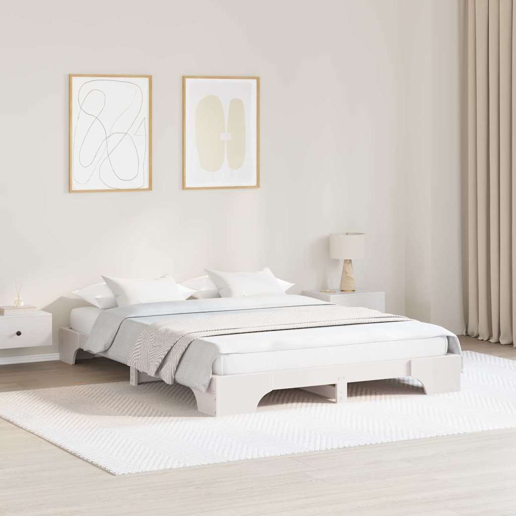 Estrutura da cama branco 150 x 200 cm