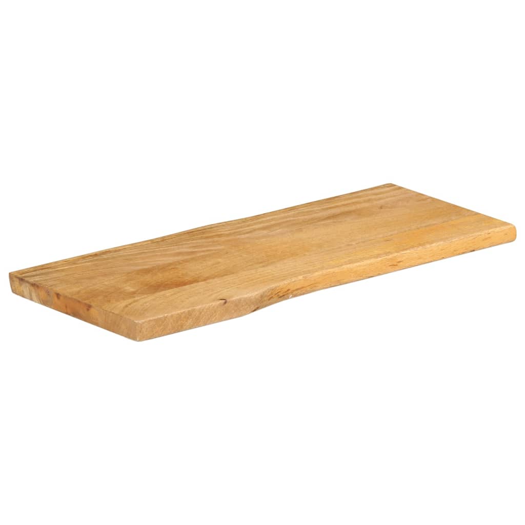 Tampo de mesa c/ borda viva 80x40x2,5 cm mangueira maciça