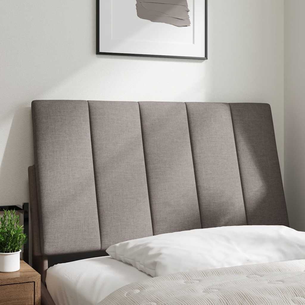 Almofadão de cabeceira hanko 90 cm tecido cinzento-acastanhado