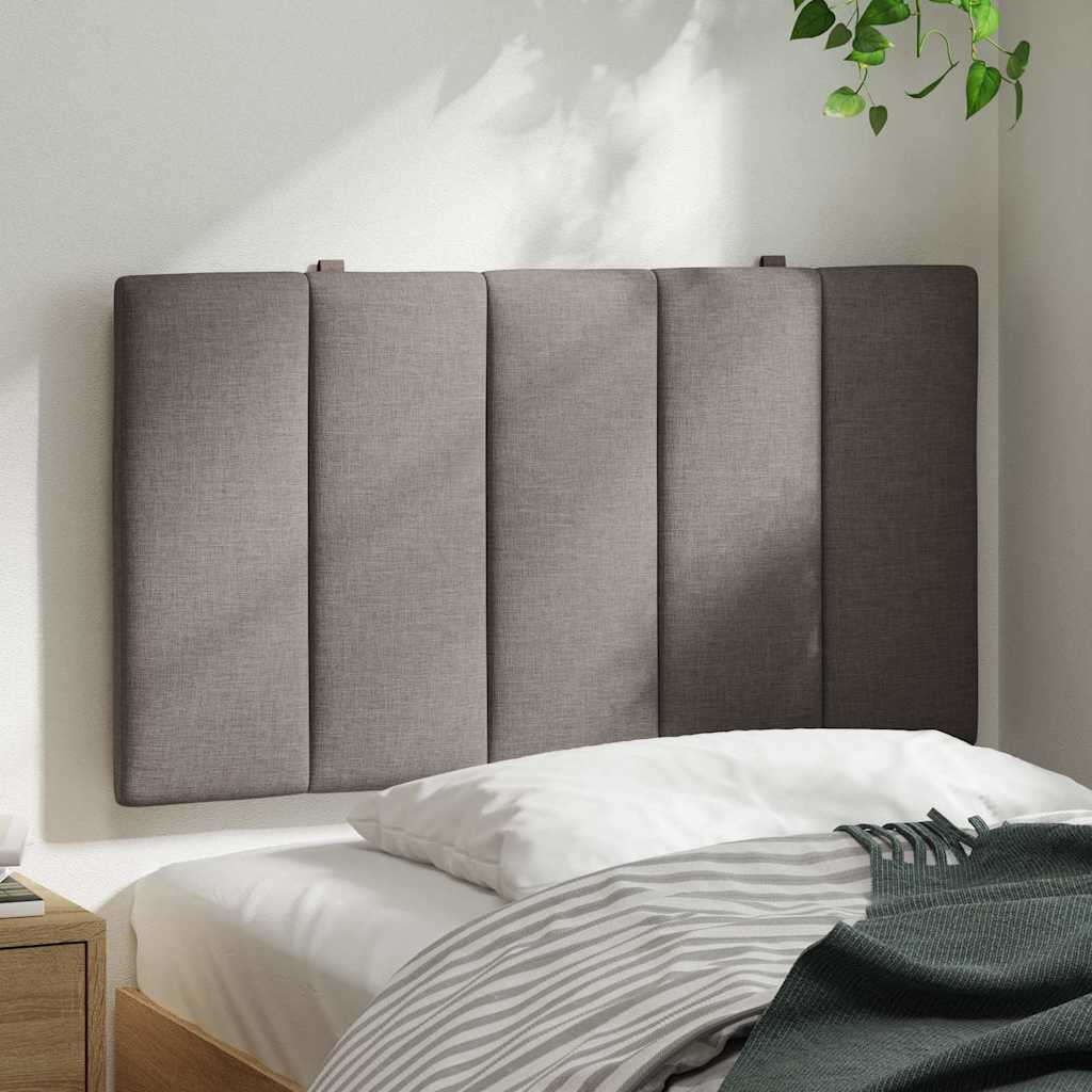 Almofadão de cabeceira hanko 90 cm tecido cinzento-acastanhado