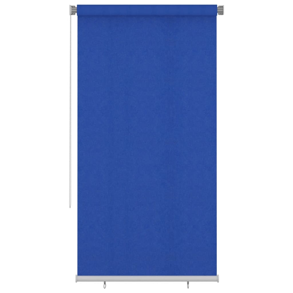 Estore de rolo para exterior 125 (l) x 230 (a) cm azul HDPE