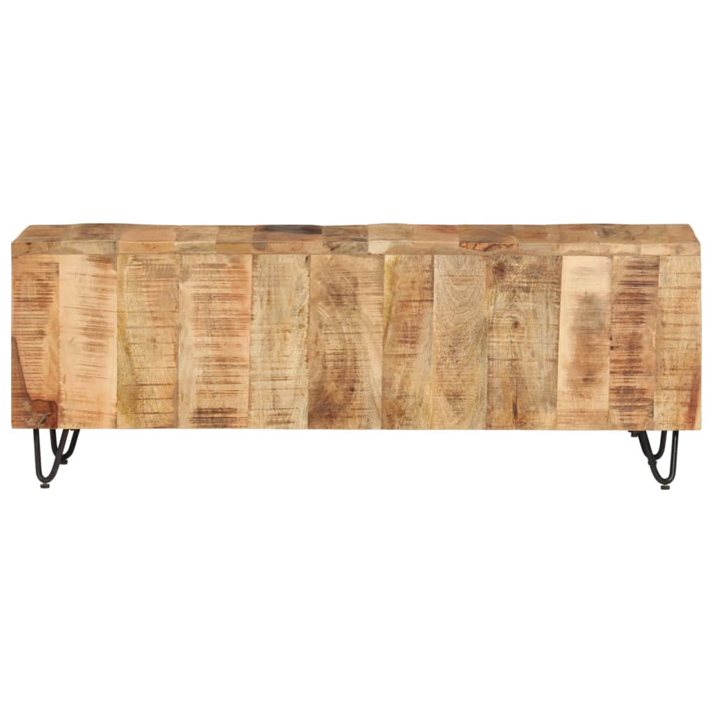 Móvel de TV 110x30x40 cm madeira de mangueira maciça
