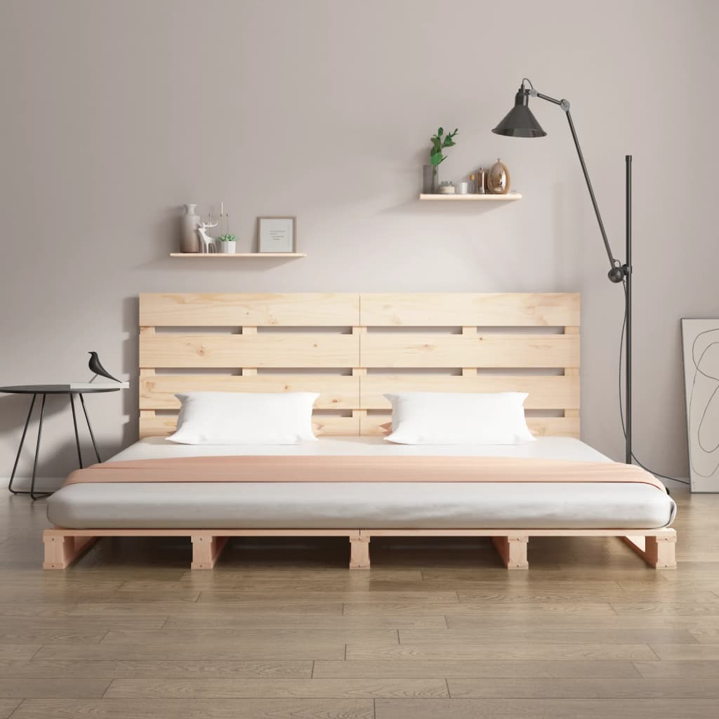 Cama sem colchão 160x200 cm madeira de pinho maciça