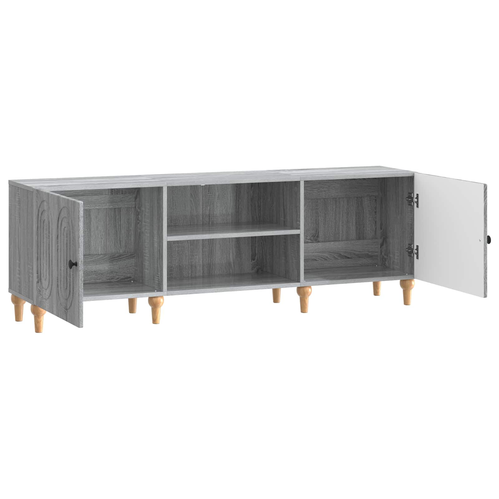 Gabinete para TV sonoma cinzento 150 x 31 x 50 cm
