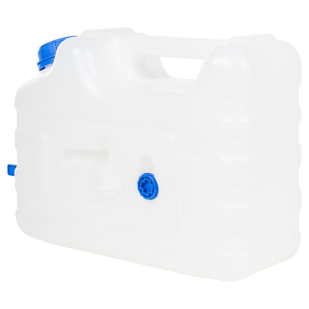 Recipiente de água com torneira transparente 10 l plástico