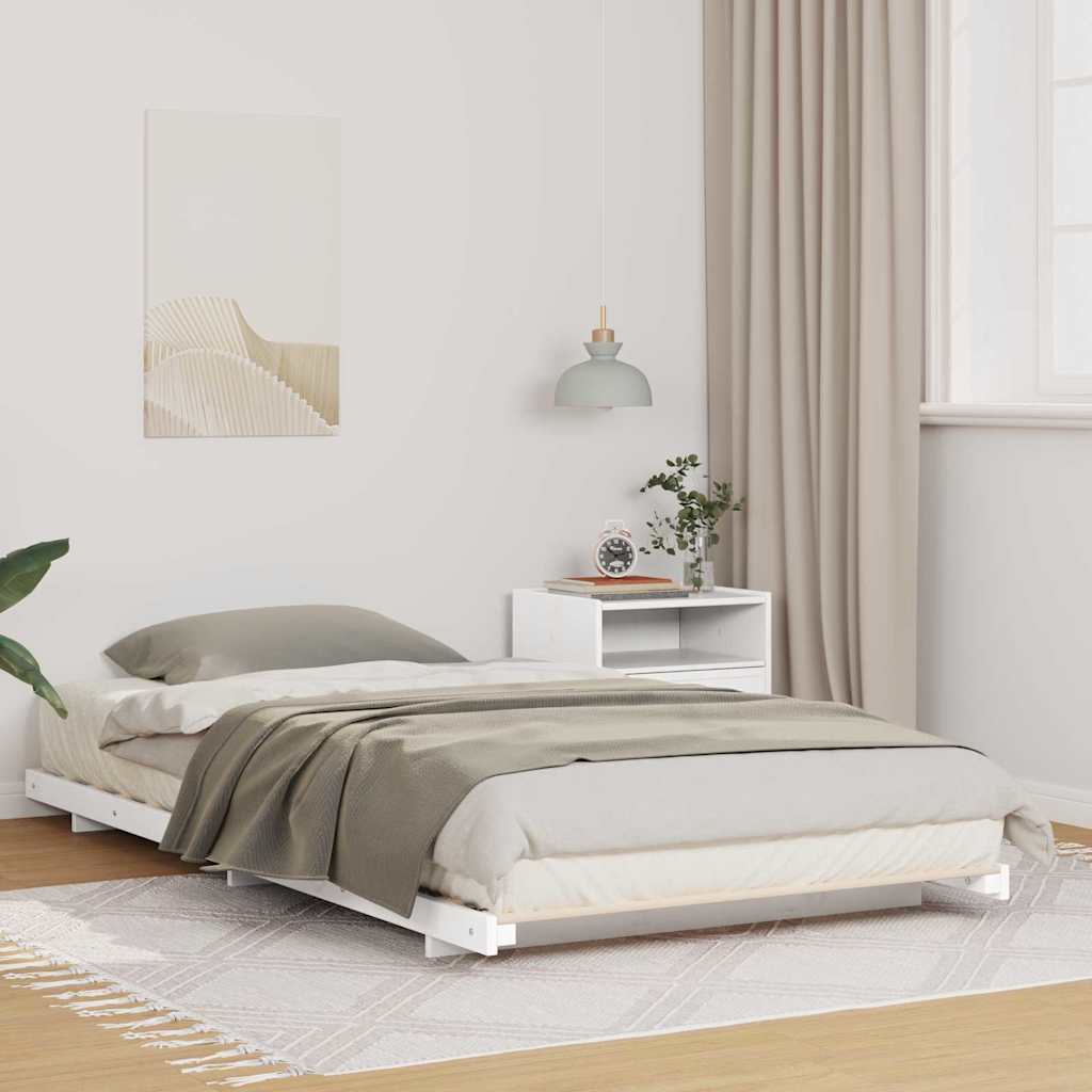 Estrutura da cama branco 100 x 220 cm
