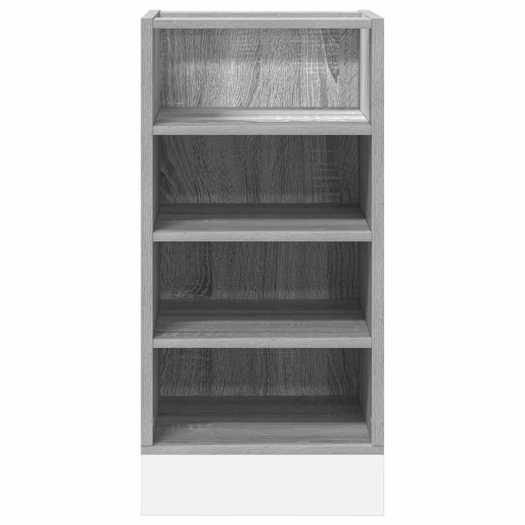 Armário inferior “riga” 40x44,5x81,5cm cinzento sonoma