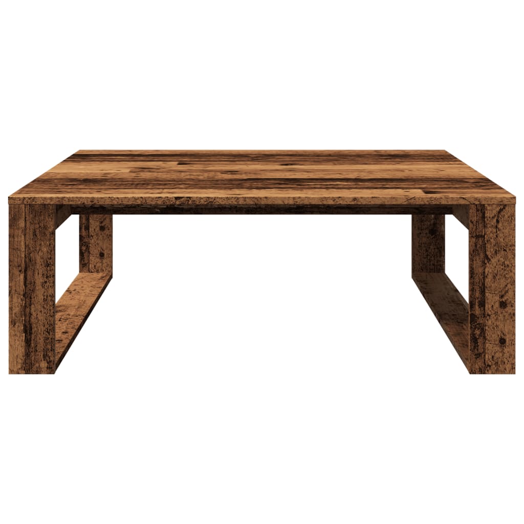 Mesa de centro 100x100x35 cm deriv. de madeira madeira velha