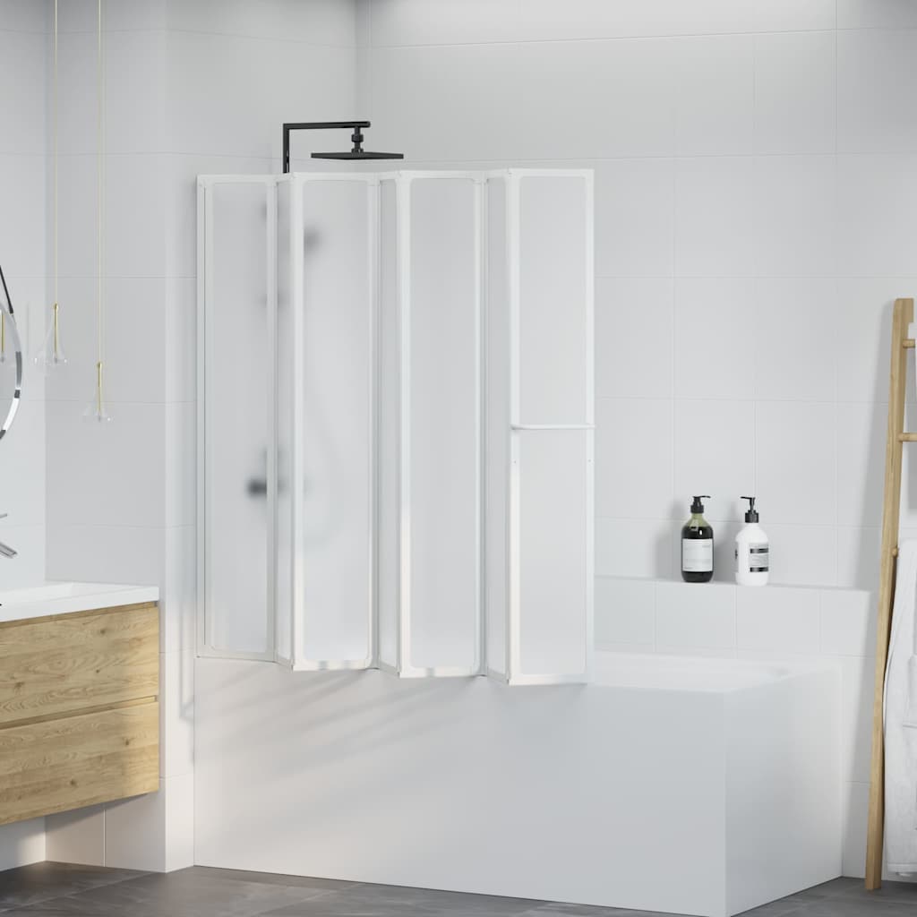 Cabine de duche 140 x 168 cm 7 painéis dobráveis com toalheiro