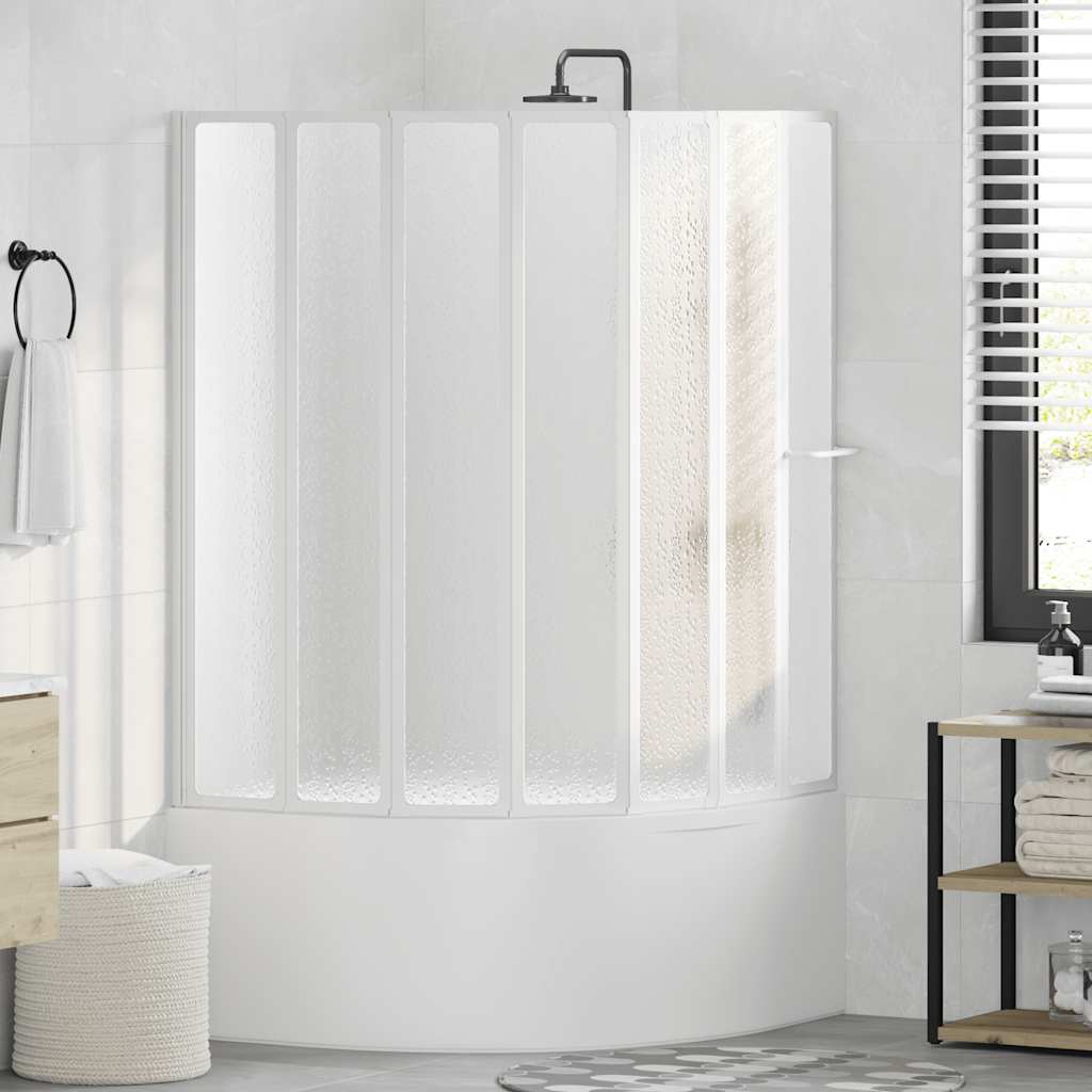 Cabine de duche 140 x 168 cm 7 painéis dobráveis com toalheiro