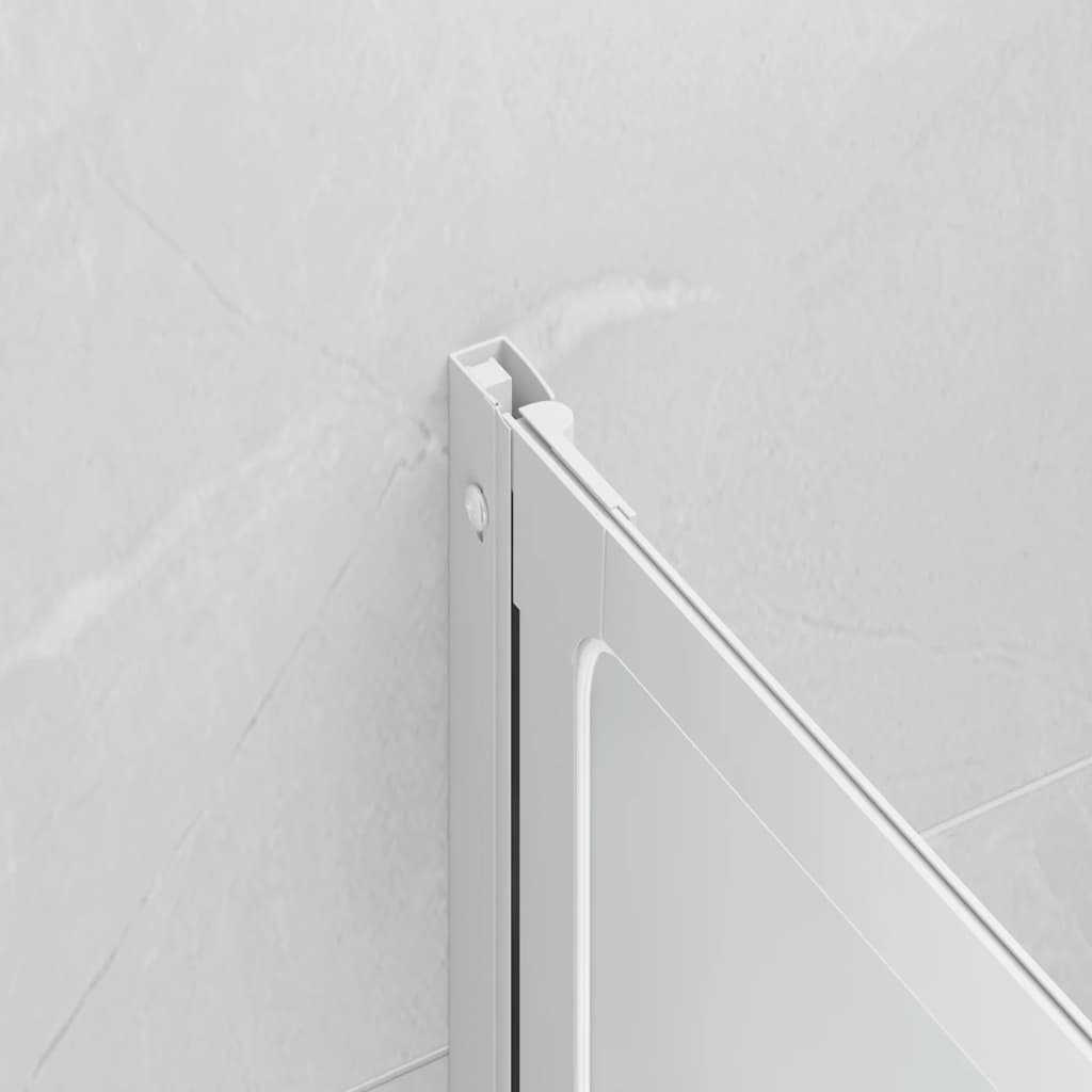 Cabine de duche 140 x 168 cm 7 painéis dobráveis com toalheiro