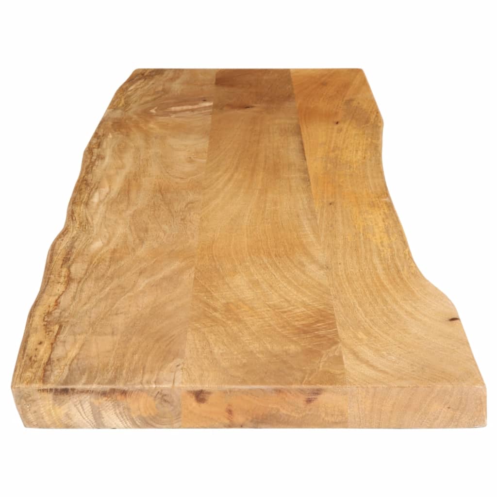 Tampo de mesa c/ borda viva 180x40x3,8 cm mangueira maciça