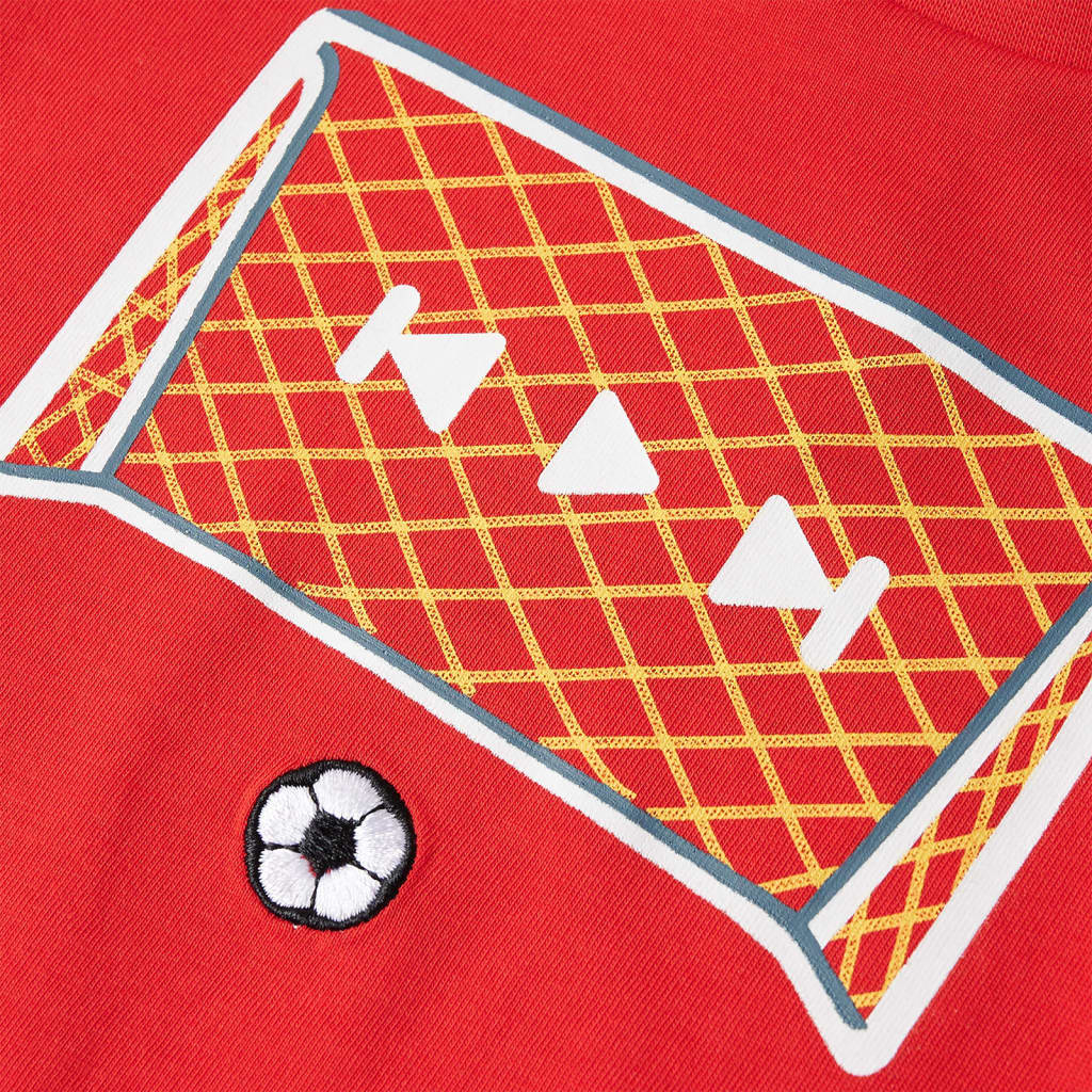 T-shirt infantil vermelho 128