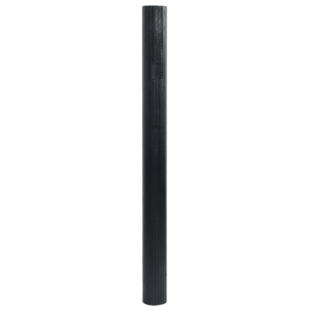 Tapete retangular 60x300 cm bambu preto