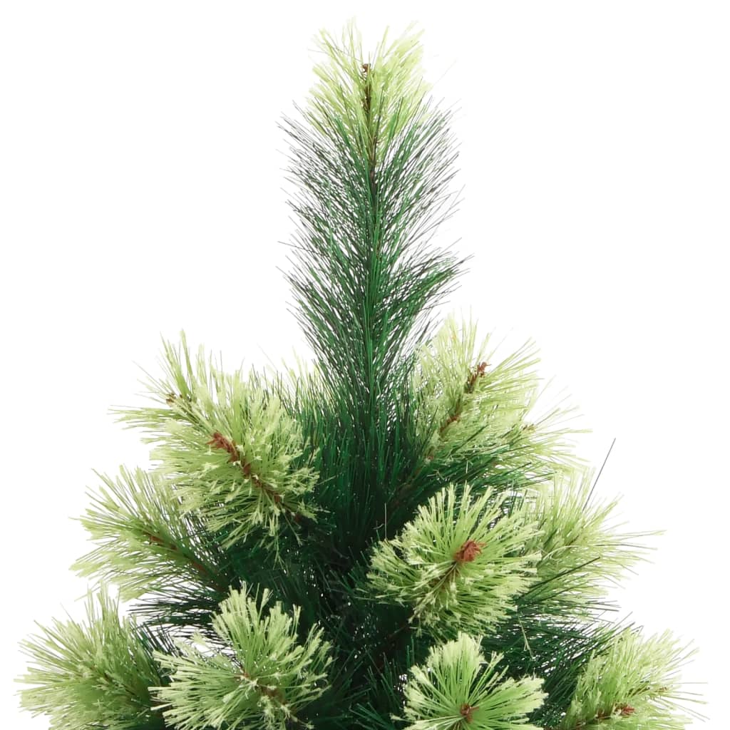 Árvore de natal artificial articulada com suporte 210 cm
