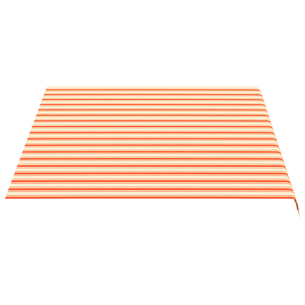 Tecido de substituição para toldo amarelo e laranja 400x300 cm poliéster